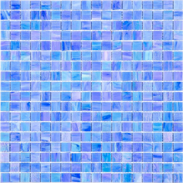 Rainbow Blue 12x12 Glossy Uniform Square Glass Mosaic Tile (20 pack, 18.69 sq ft/case)
