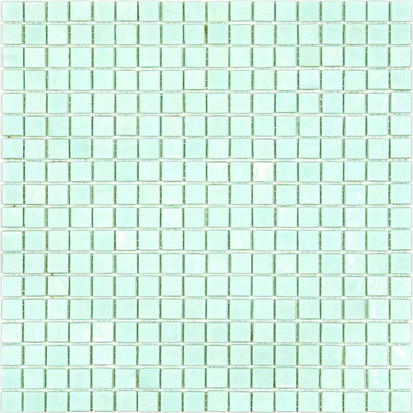 Light Blue-Green 12x12 Glossy Uniform Square Glass Mosaic Tile (20 pack, 18.69 sq ft/case)