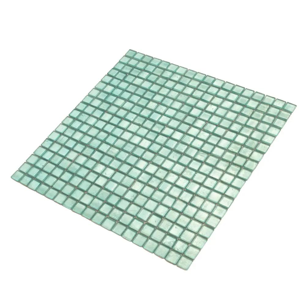 Pine Green 12x12 Glossy Uniform Square Glass Mosaic Tile (20 pack, 18.69 sq ft/case) by Apollo Tile