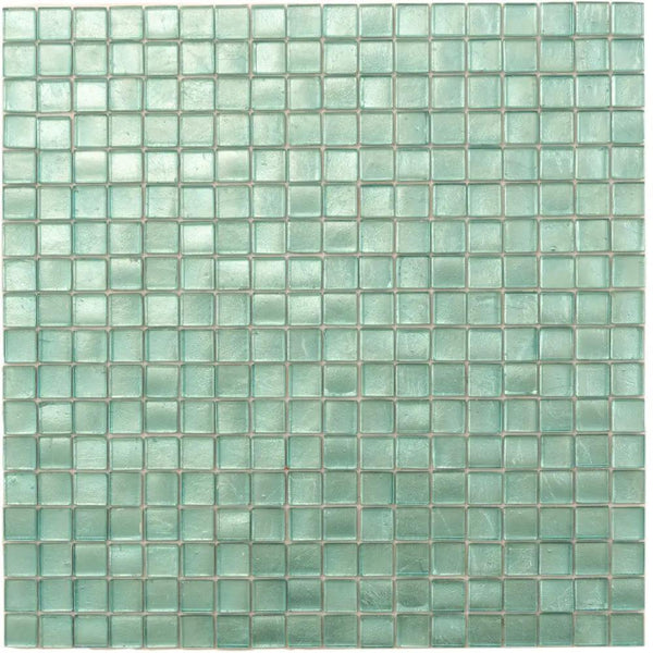 Pine Green 12x12 Glossy Uniform Square Glass Mosaic Tile (20 pack, 18.69 sq ft/case)