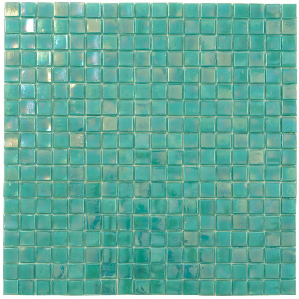 Dark Ocean Green 12x12 Glossy Uniform Square Glass Mosaic Tile (20 pack, 18.69 sq ft/case) by Apollo Tile