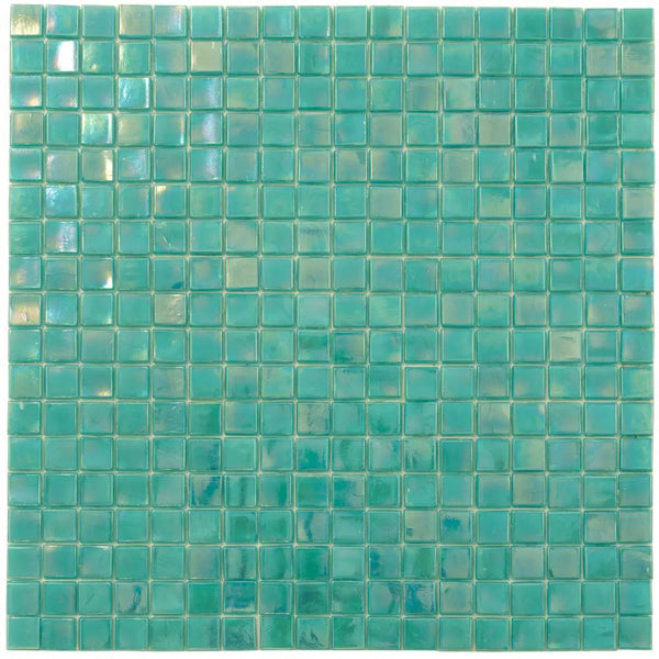 Dark Ocean Green 12x12 Glossy Uniform Square Glass Mosaic Tile (20 pack, 18.69 sq ft/case)