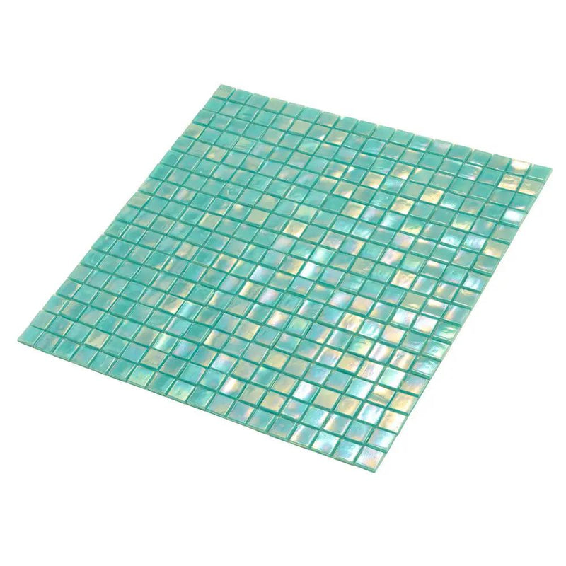 Dark Ocean Green 12x12 Glossy Uniform Square Glass Mosaic Tile (20 pack, 18.69 sq ft/case) by Apollo Tile