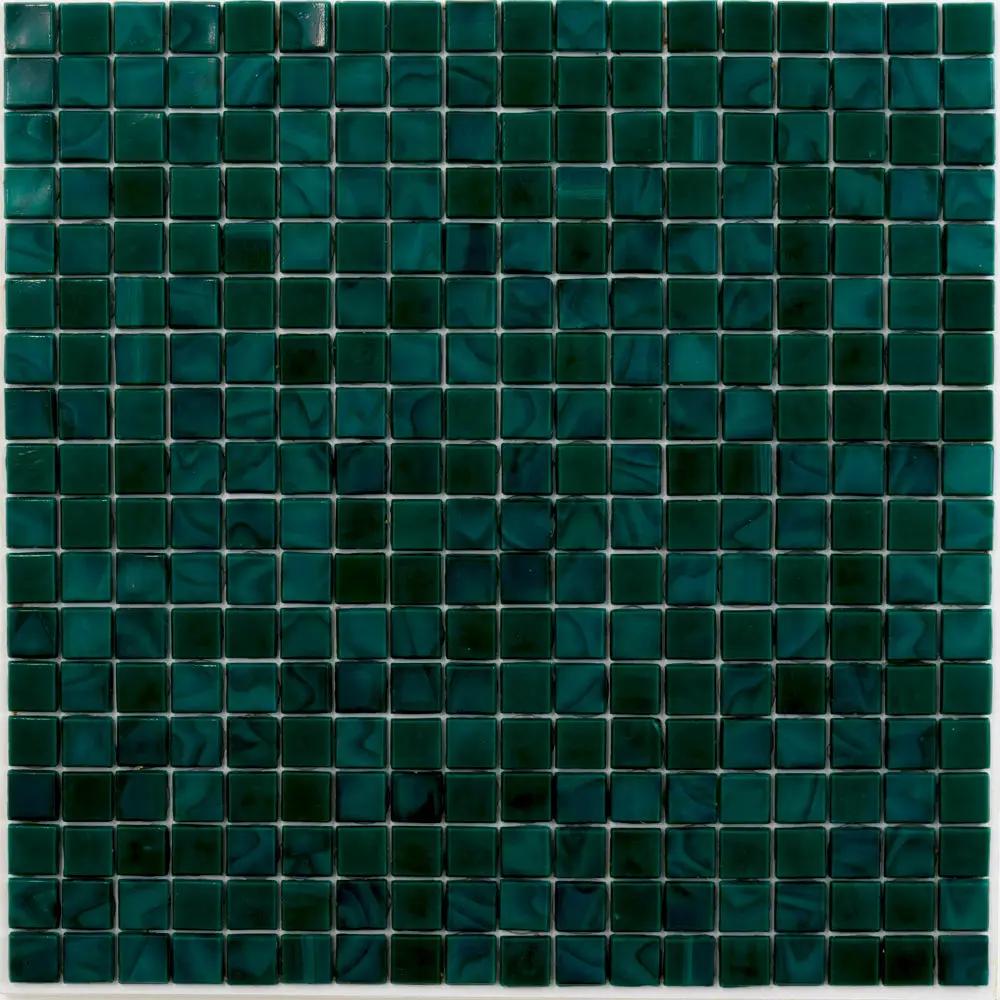Dark Green 12x12 Glossy Uniform Square Glass Mosaic Tile (20 pack, 18.69 sq ft/case) by Apollo Tile