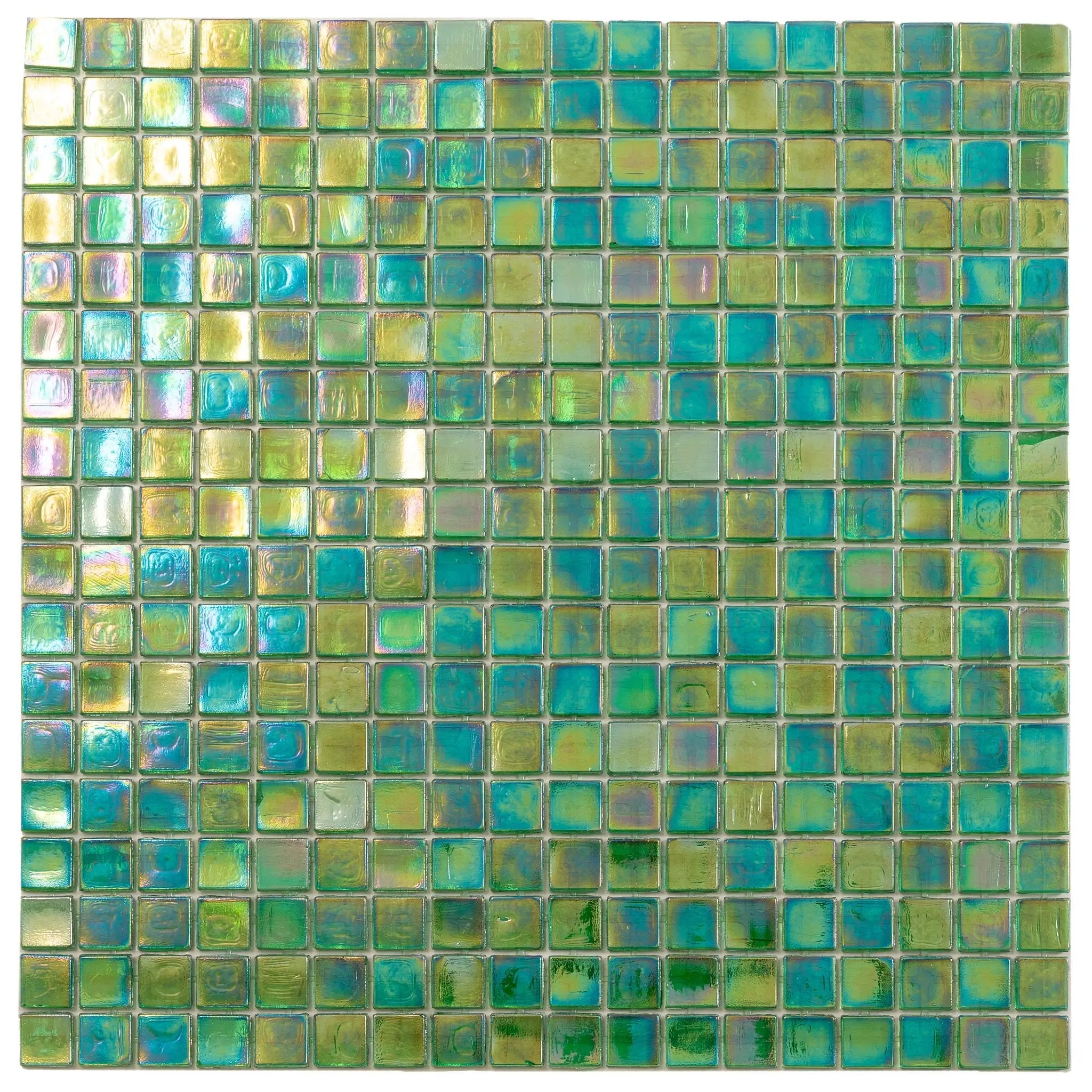 Emerald Green 12x12 Glossy Uniform Square Glass Mosaic Tile (20 pack, 18.69 sq ft/case) by Apollo Tile