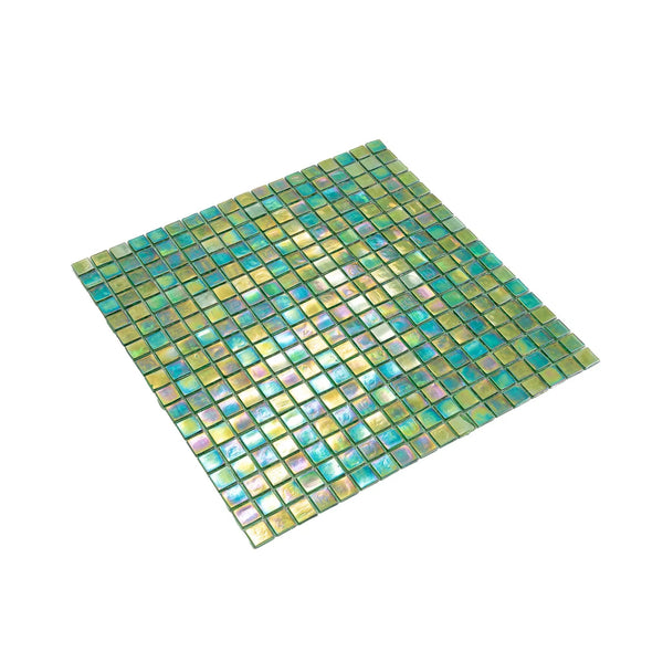 Emerald Green 12x12 Glossy Uniform Square Glass Mosaic Tile (20 pack, 18.69 sq ft/case), photo 2 of 6