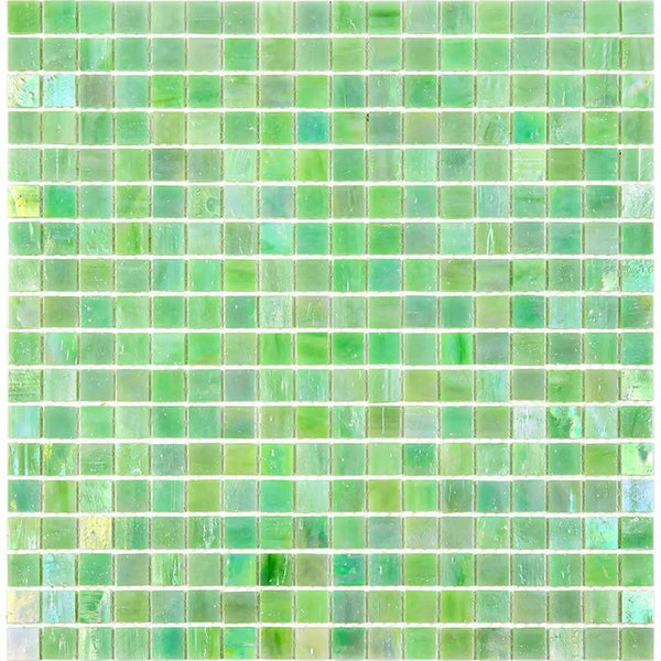 British Racing Green 12x12 Glossy Uniform Square Glass Mosaic Tile (20 pack, 18.69 sq ft/case)