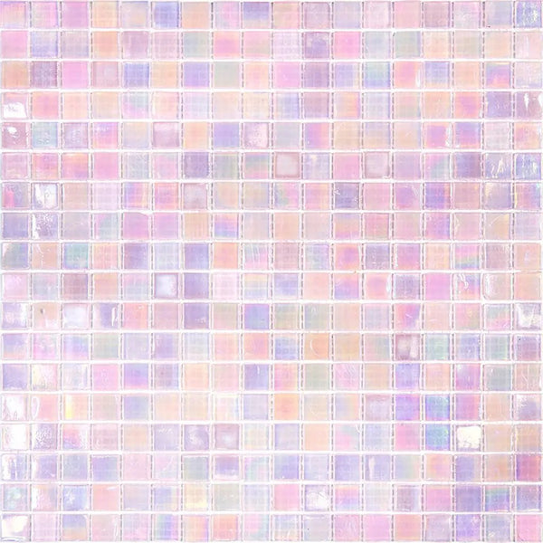 Pale Pink 12x12 Glossy Uniform Square Glass Mosaic Tile (20 pack, 18.69 sq ft/case)