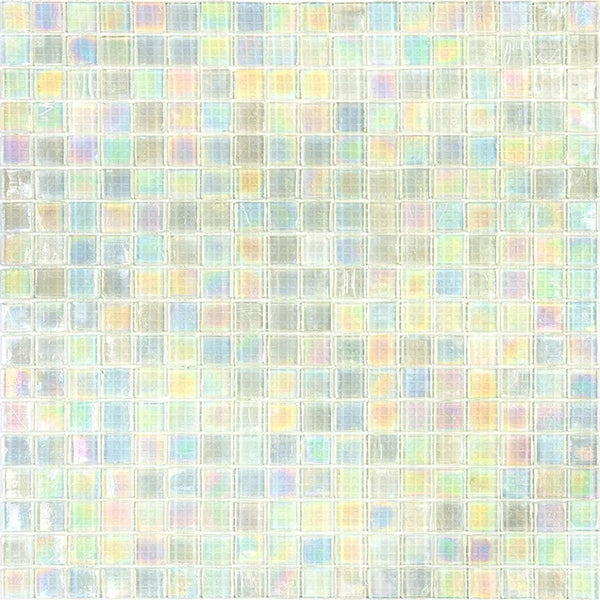 Rainbow White 12x12 Glossy Uniform Square Glass Mosaic Tile (20 pack, 18.69 sq ft/case)