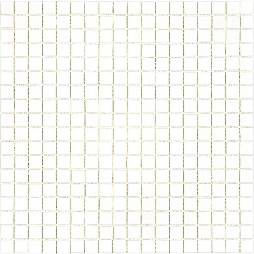 Baby Powder White 12x12 Glossy Uniform Square Glass Mosaic Tile (20 pack, 18.69 sq ft/case) by Apollo Tile