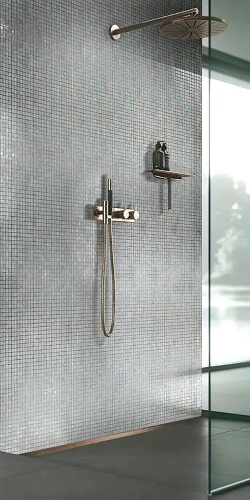 Light Bone White 12x12 Glossy Uniform Square Glass Mosaic Tile (20 pack, 18.69 sq ft/case)