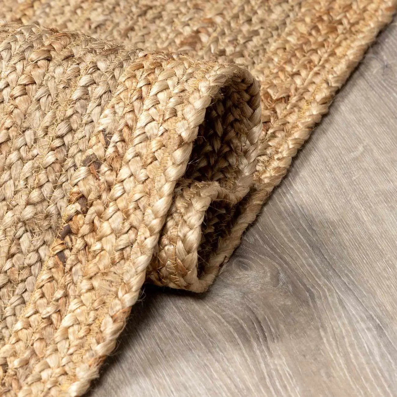Shippagan Tan Jute Braided Rug by Boutique Rugs