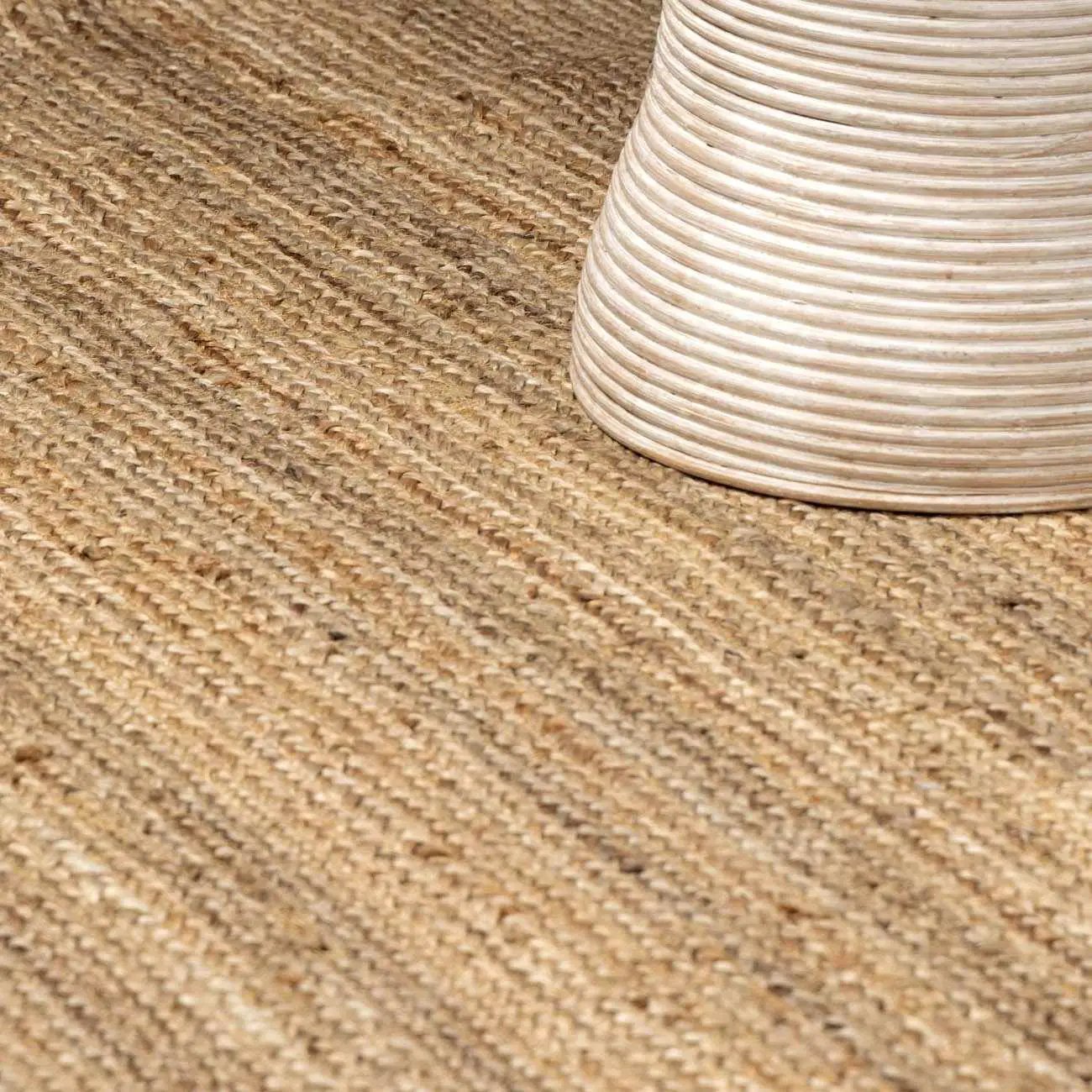 Shippagan Tan Jute Braided Rug by Boutique Rugs