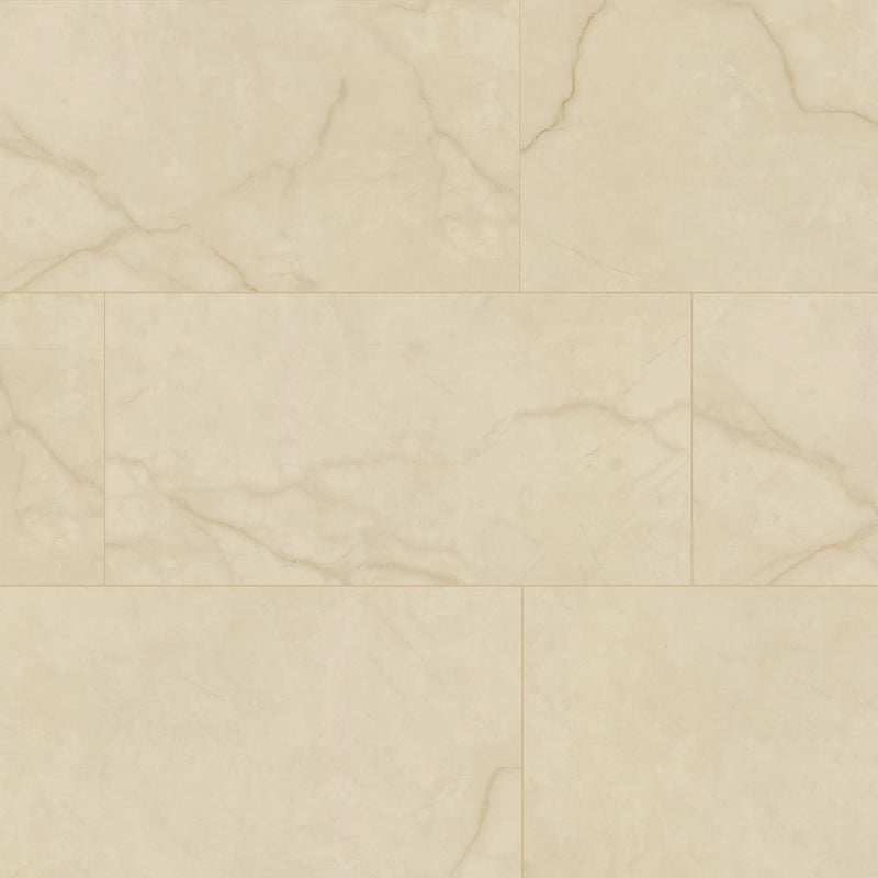 Brighton Crema Polished Porcelain Tiles 12x24 close up