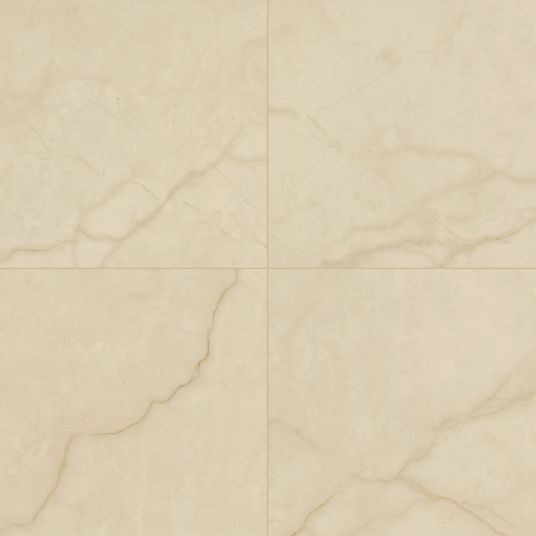 Brighton Crema Polished Porcelain Tiles 24x24 close up