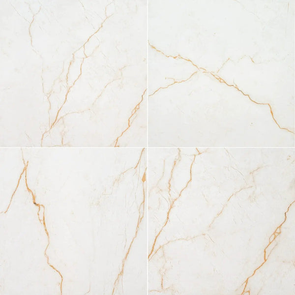 Brighton Gold Polished Bullnose Porcelain Moldings 3x24