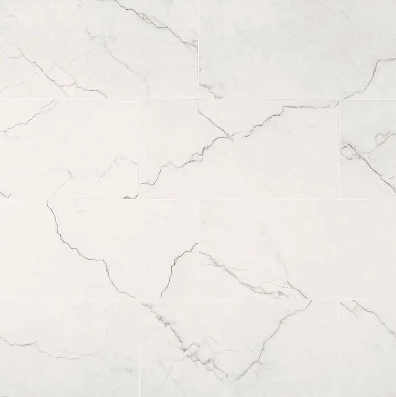 Brighton Grey Matte Porcelain Tiles 24x48 close up