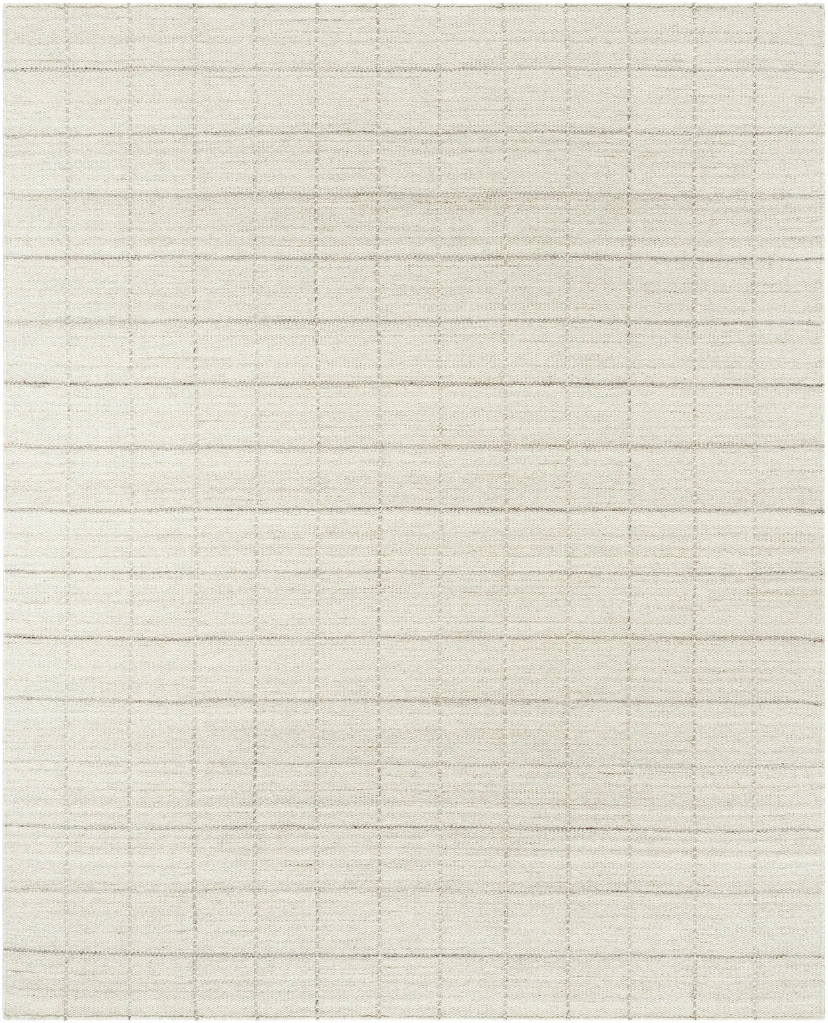 Nissa Cream Checkered Wool Rug, photo 7 of 10