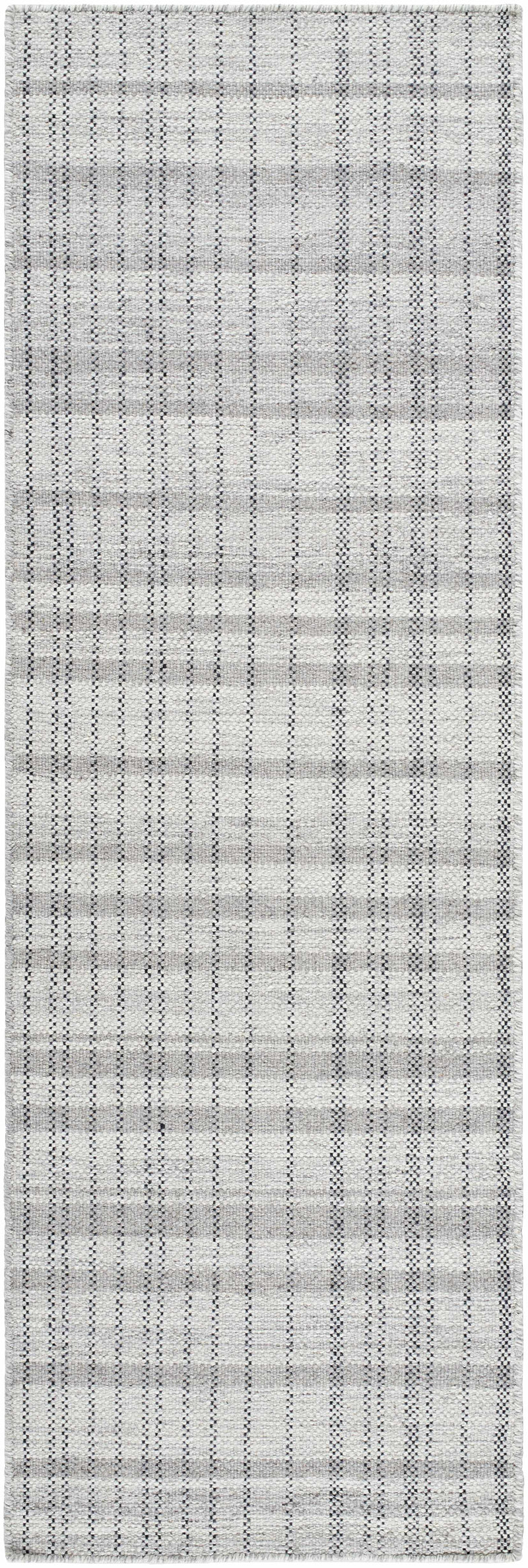 Nissa Blue Gray Checkered Area Rug - Clearance by Boutique Rugs