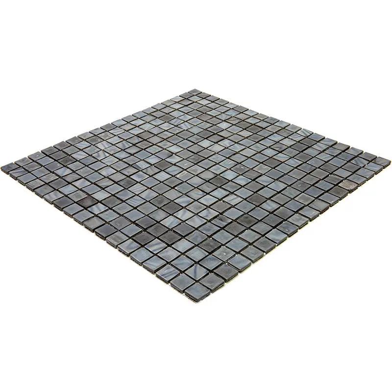 Mouse Gray 12x12 Glossy Uniform Square Glass Mosaic Tile (20 pack, 18.69 sq ft/case) by Apollo Tile