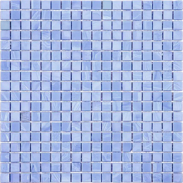 Baby Blue 12x12 Glossy Uniform Square Glass Mosaic Tile (20 pack, 18.69 sq ft/case)