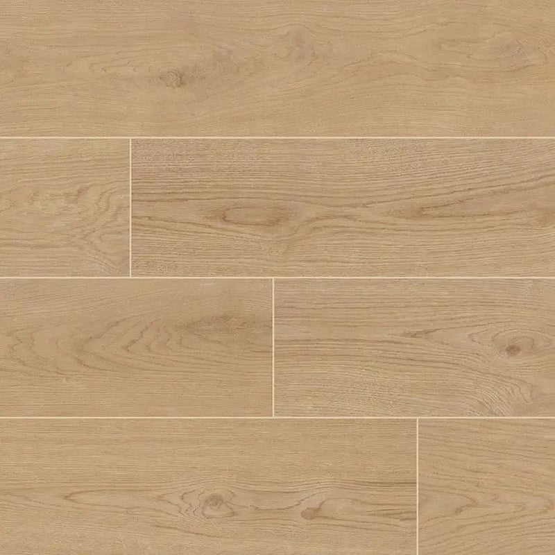 Cabana Blonde 9x47 Matte Wood Look Porcelain Tiles close up