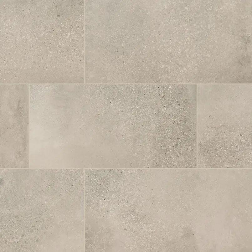 Traktion Calypso Ash Matte Porcelain Tiles 24x48 close up