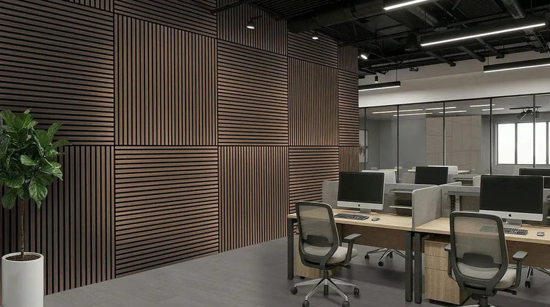 Caldera Coala Matte Wood Look Porcelain Tiles 8x47 in a finished room