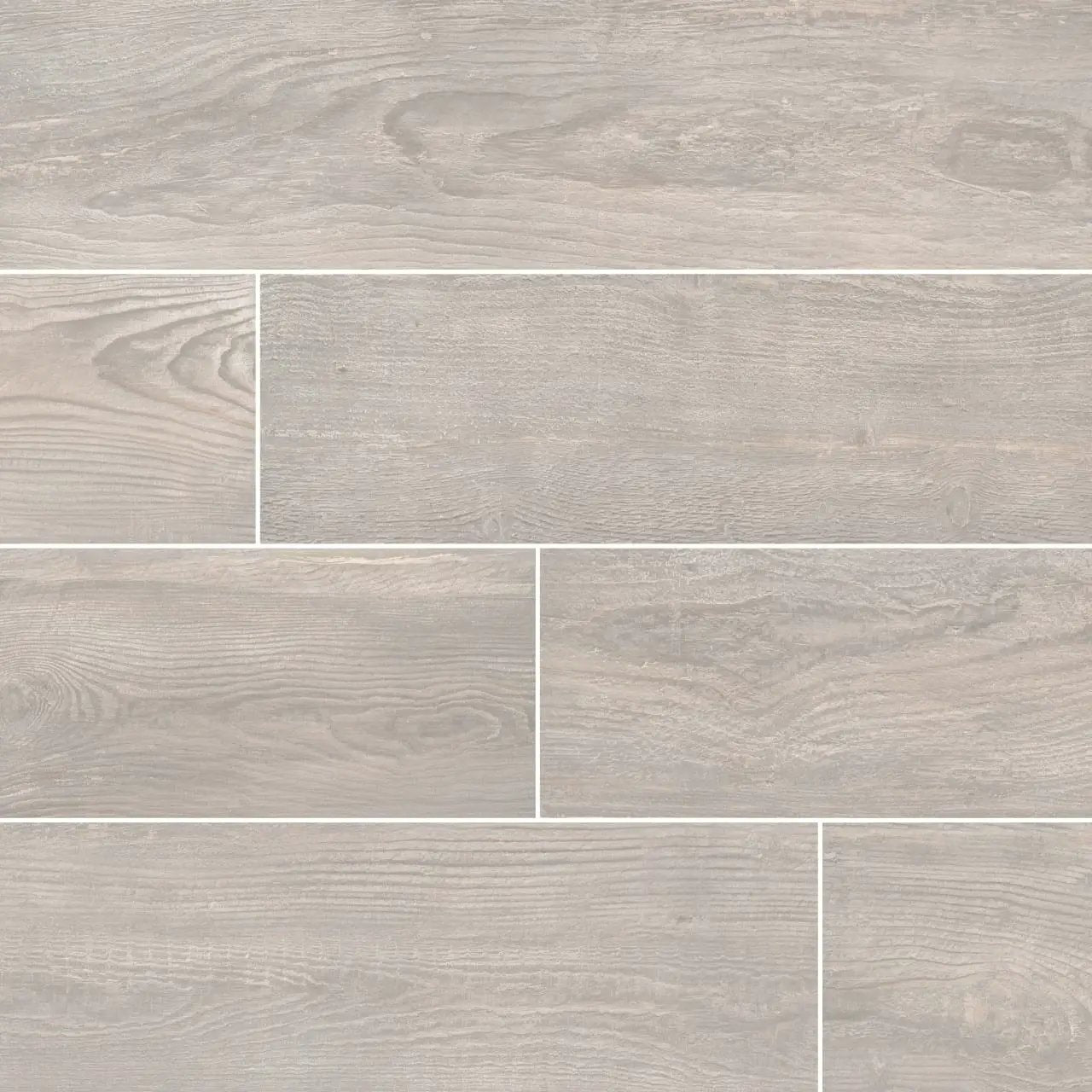 Caldera Grigia Matte Wood Look Porcelain Tiles 8x47 close up