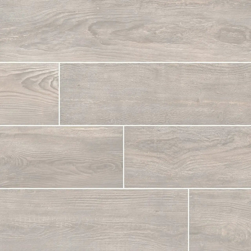 Caldera Grigia Matte Wood Look Porcelain Tiles 8x47 close up