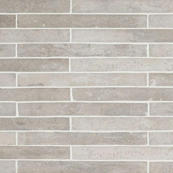 Brickstone Ivory Porcelain Tile 2x10 Matte Brick Mosaics 2x18, photo 2 of 5