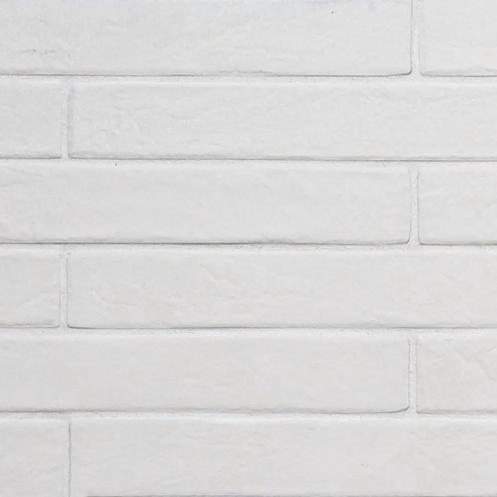 Brickstone White Brick 2x18 Matte Porcelain Mosaics by MSI Surfaces