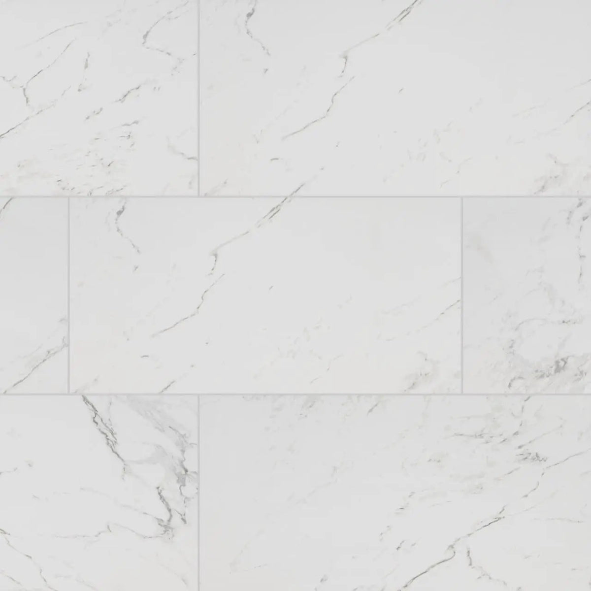 Pietra Carrara Matte Marble Look Porcelain Tiles 12x24 by MSI Surfaces