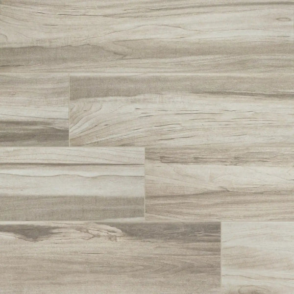 Carolina Timber Ii White Matte Porcelain Tiles 6x36
