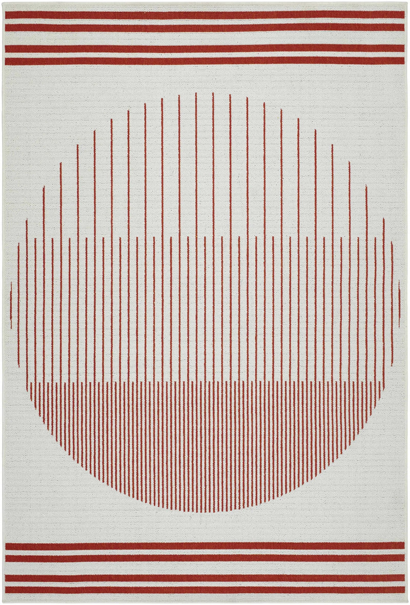 Nabil Cream Outdoor Area Rug - Clearance by Boutique Rugs
