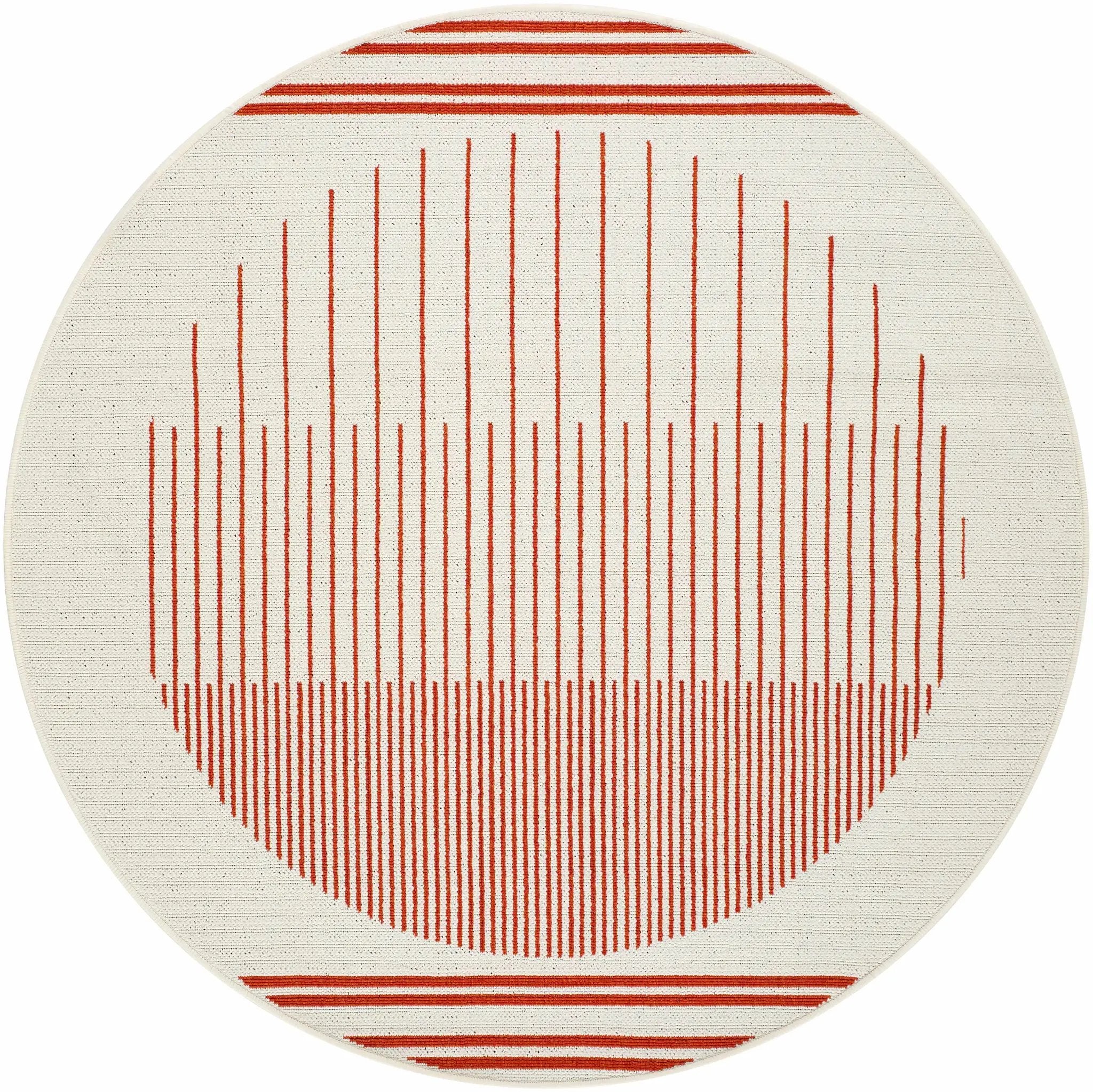 Nabil Cream Outdoor Area Rug - Clearance by Boutique Rugs
