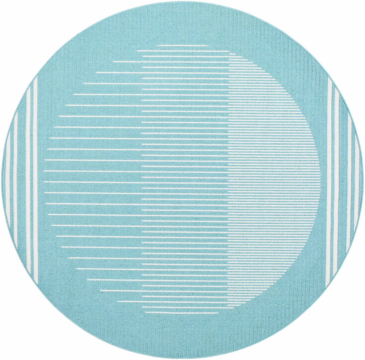 Nabil Aqua Outdoor Area Rug - Clearance by Boutique Rugs
