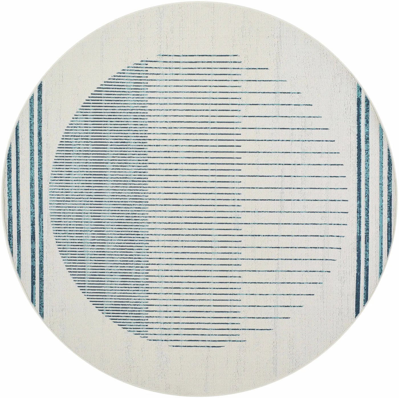 Nabil Slate Blue Outdoor Area Rug - Clearance by Boutique Rugs