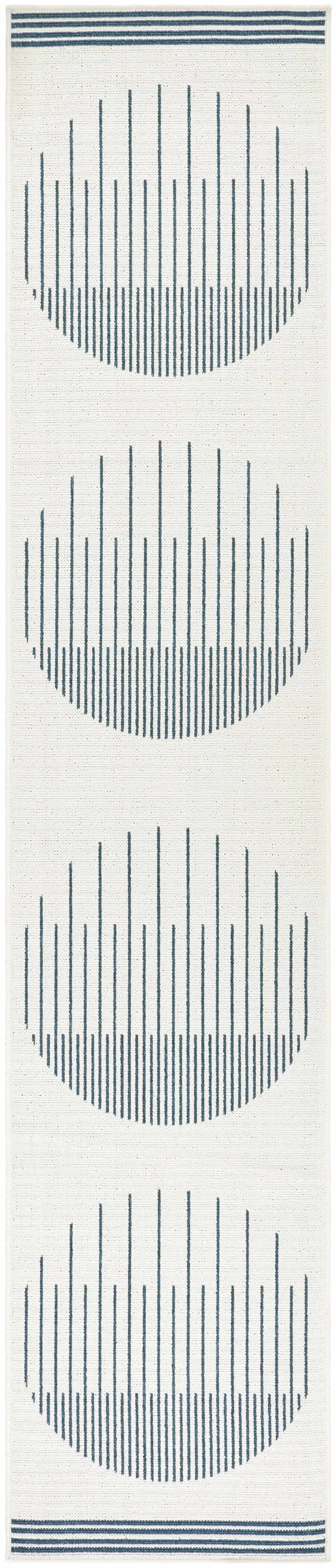 Nabil Midnight Blue Outdoor Area Rug - Clearance by Boutique Rugs