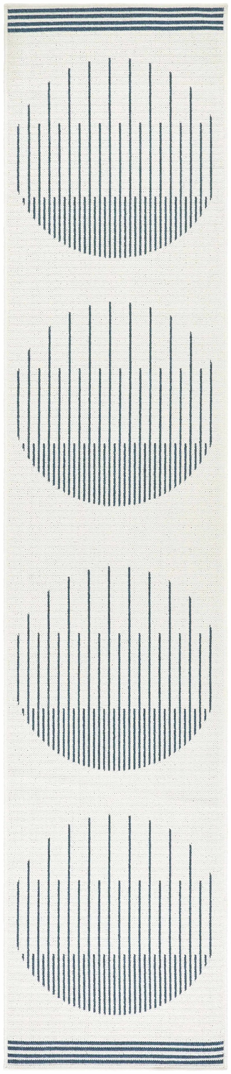 Nabil Midnight Blue Outdoor Area Rug - Clearance by Boutique Rugs