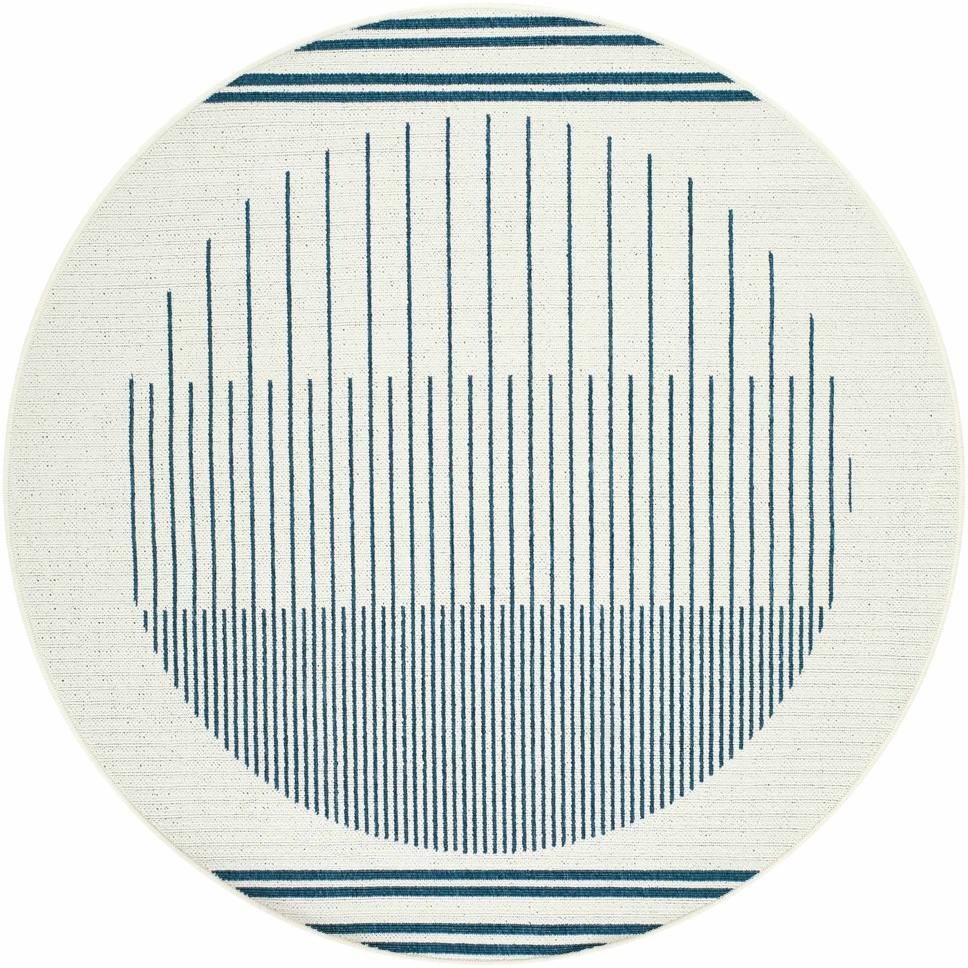 Nabil Midnight Blue Outdoor Area Rug - Clearance by Boutique Rugs