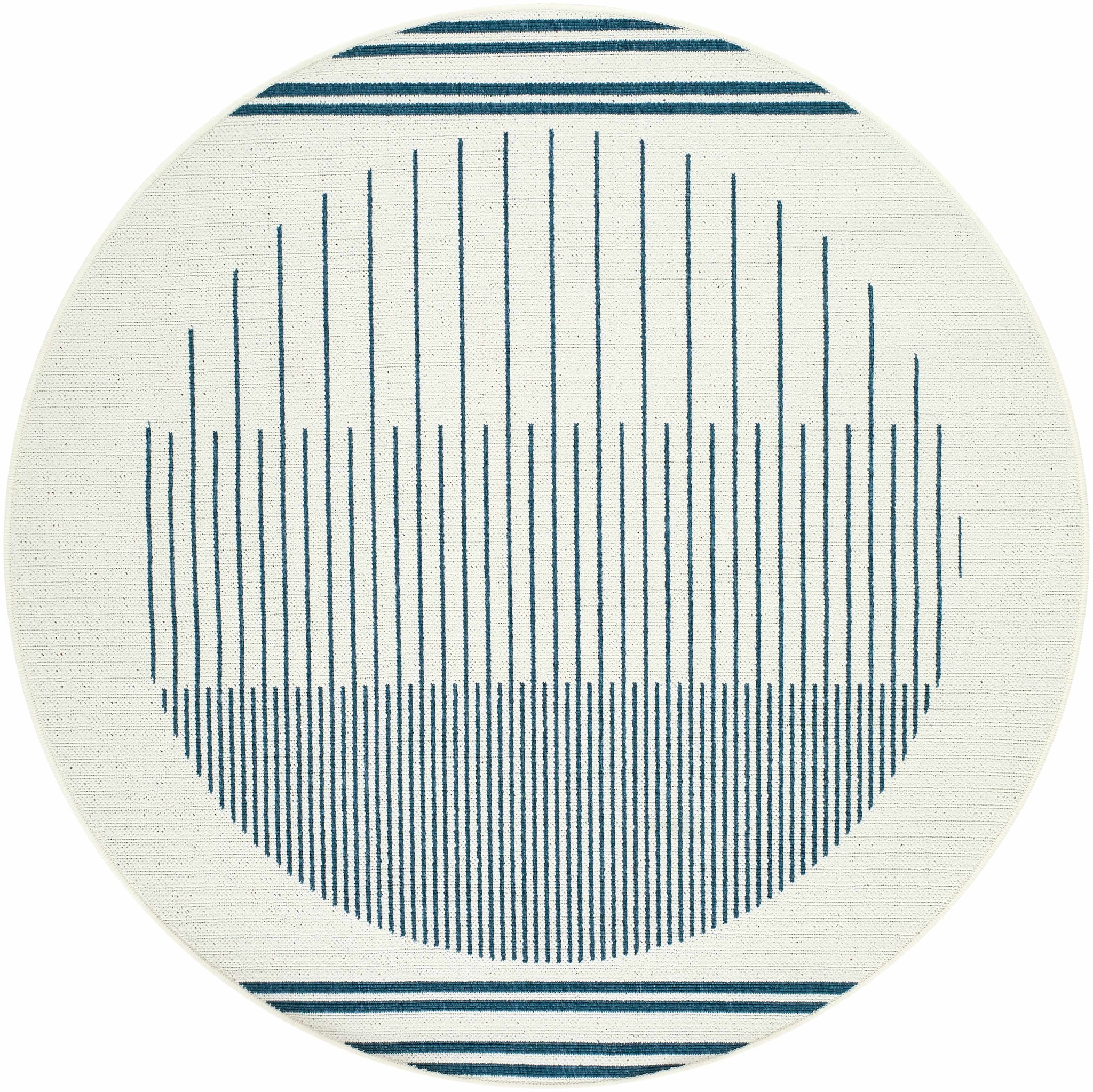 Nabil Midnight Blue Outdoor Area Rug - Clearance by Boutique Rugs