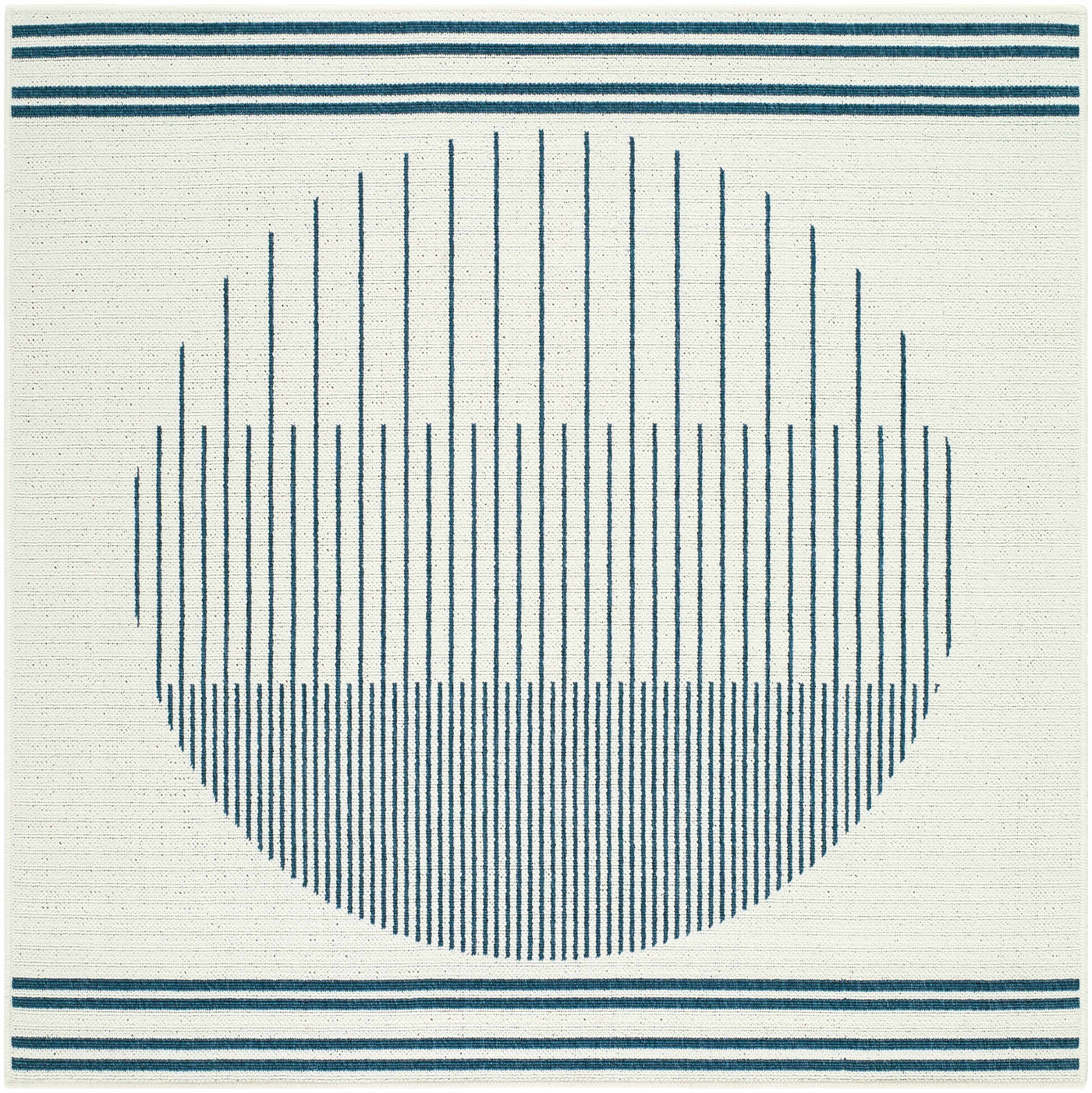 Nabil Midnight Blue Outdoor Area Rug - Clearance by Boutique Rugs