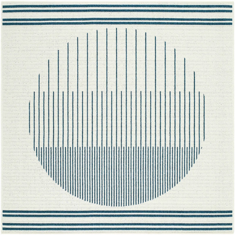 Nabil Midnight Blue Outdoor Area Rug - Clearance by Boutique Rugs