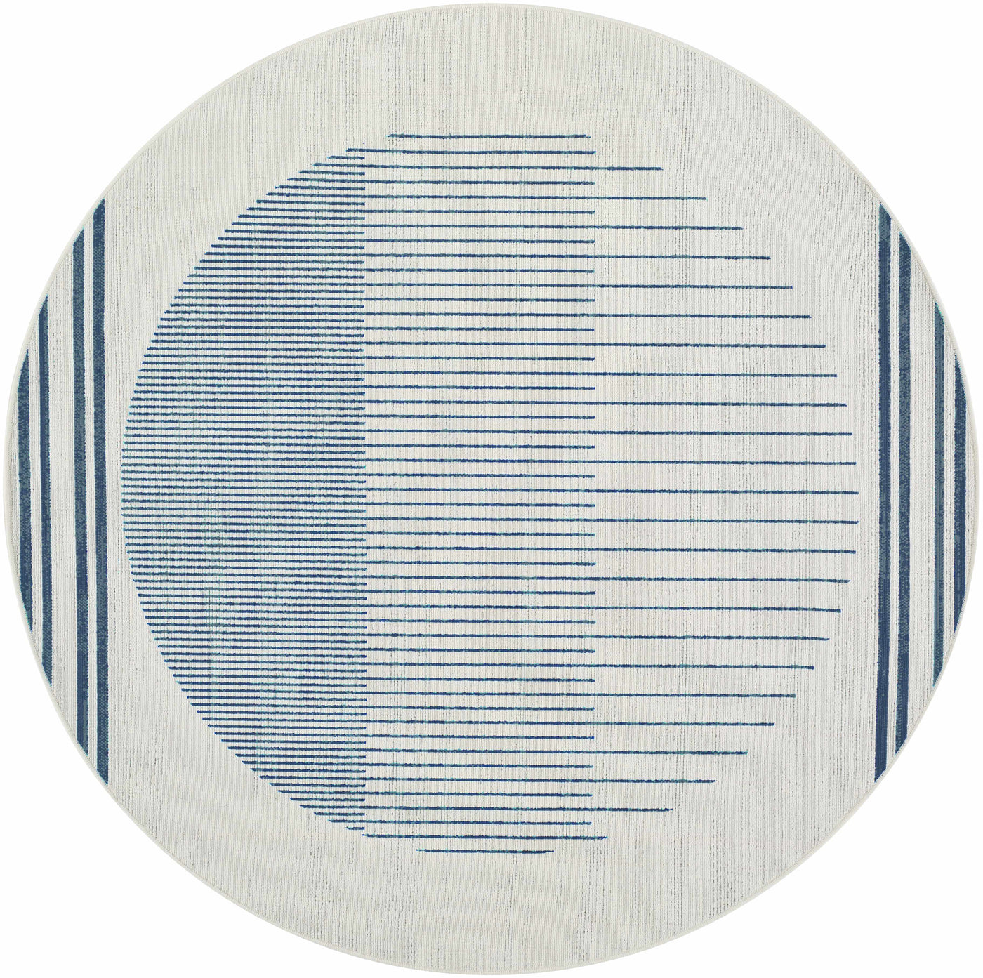 Nabil Midnight Blue Outdoor Area Rug - Clearance by Boutique Rugs