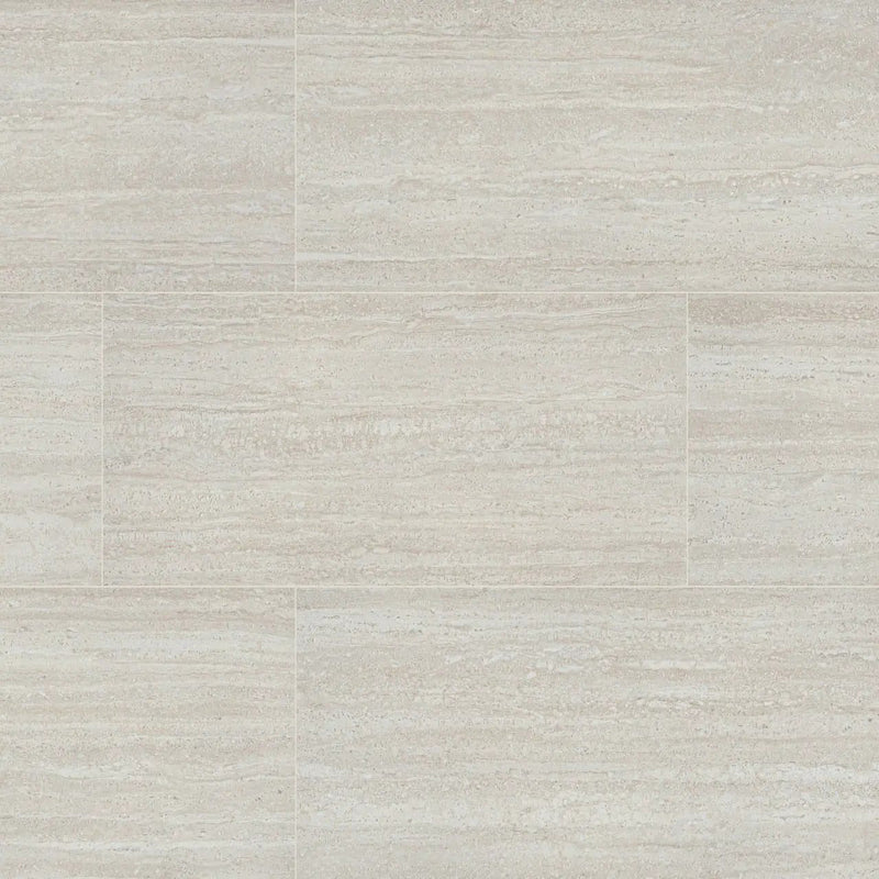 Cordova Lablanca Matte Travertine Look Porcelain Tiles 24x48 close up