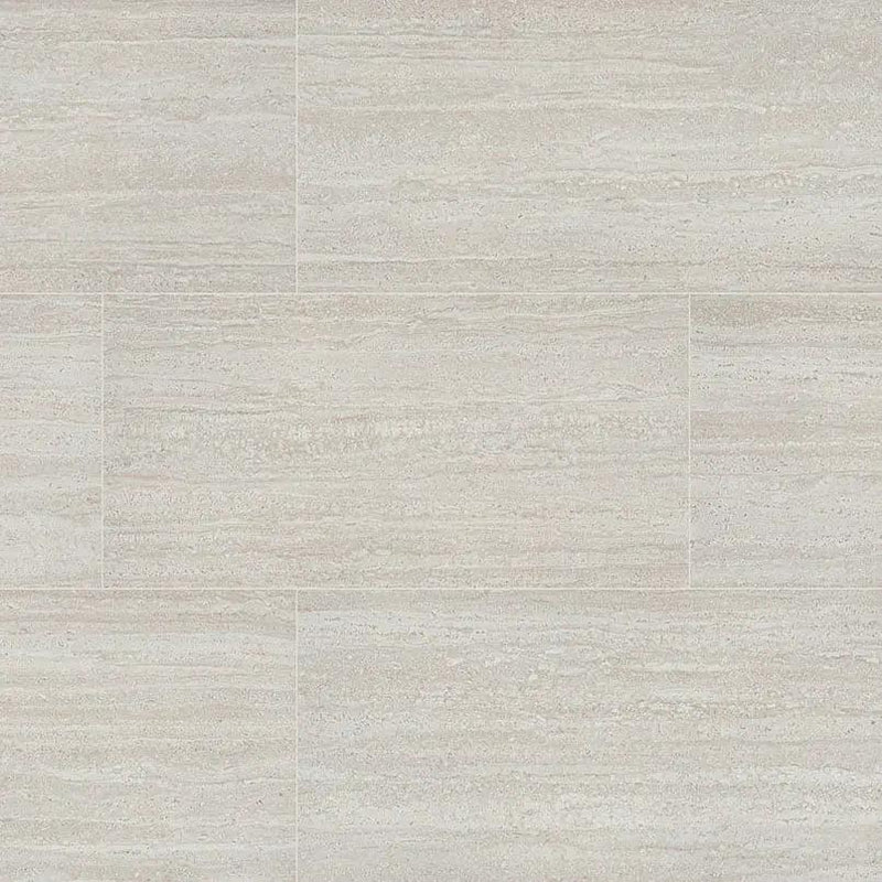 Cordova Lablanca Matte Travertine Look Porcelain Tiles 24x48 close up