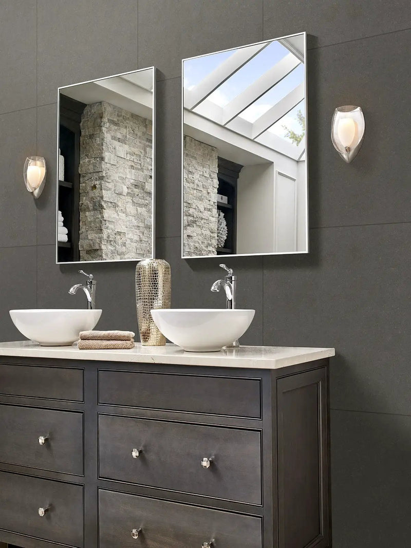 Dimensions Concrete Matte Porcelain Tiles 24x24 in a finished room