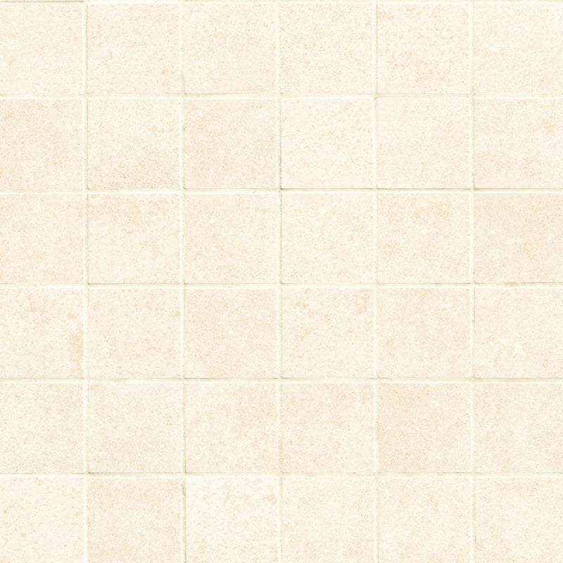 Dimensions Glacier Matte Porcelain Mosaics 2x2 close up