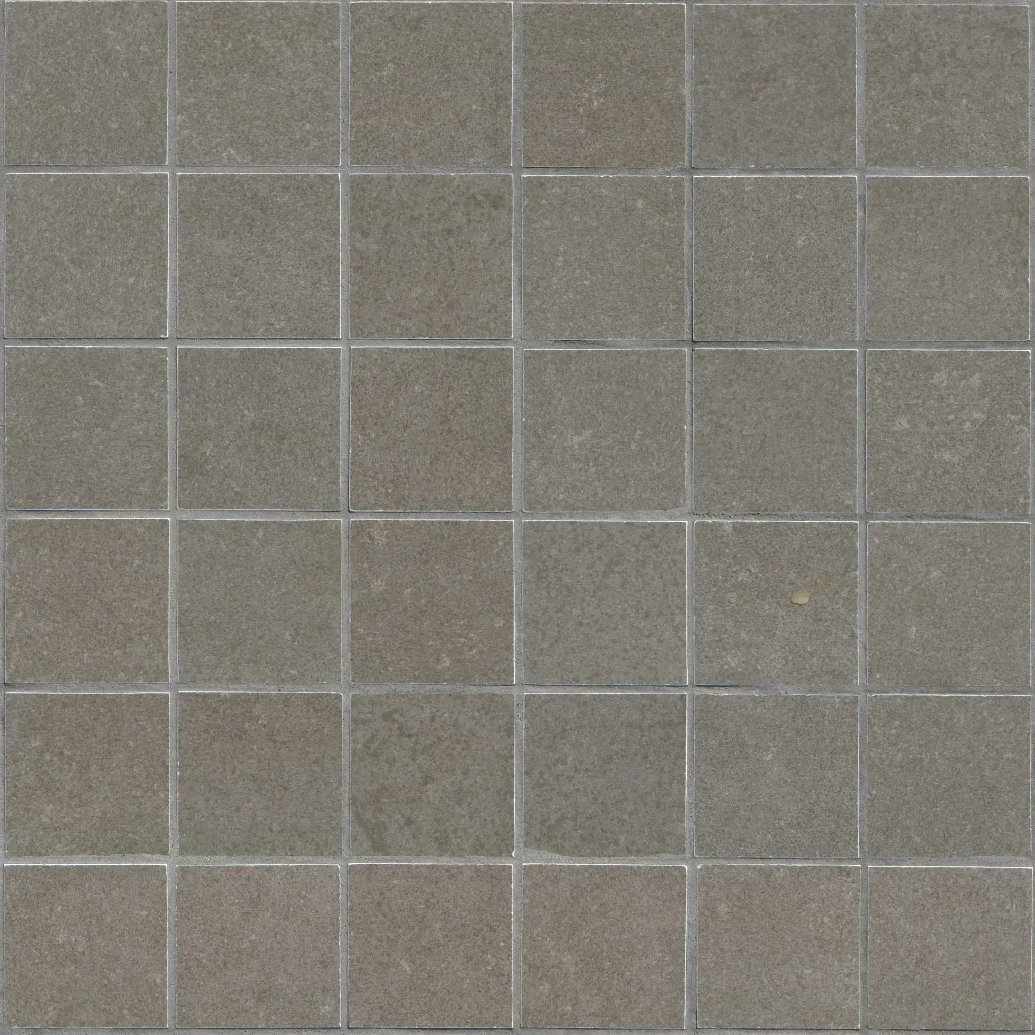 Dimensions Gris Matte Porcelain Mosaics 2x2 close up